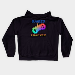 games forever Kids Hoodie